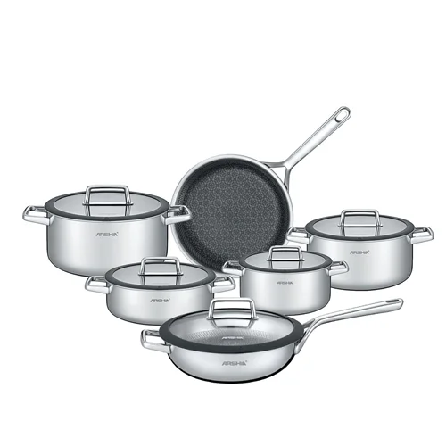 سرویس قابلمه کف لیزری عرشیا آلمان 11 پارچه